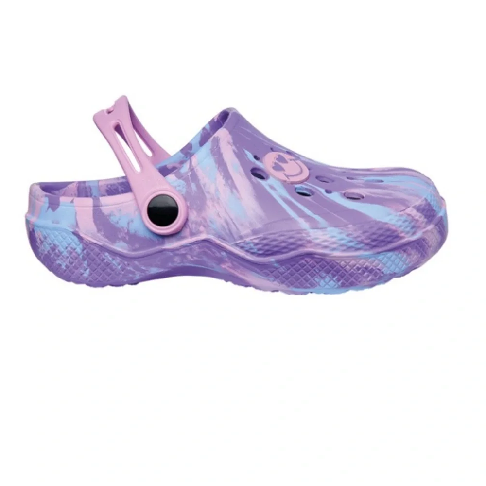 Lily & Dan Clogs Youth Toddler Girl’s 9 10 Children’s Crocs Like Shoes NEW NWT - Picture 2 of 3
